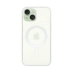 Coque Silicone MagSafe Compatible pour Apple iPhone 15 Transparent – Image 2