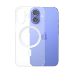 Coque Silicone MagSafe Compatible pour Apple iPhone 16 Plus Transparent
