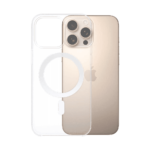 Coque Silicone MagSafe Compatible pour Apple iPhone 16 Pro Transparent