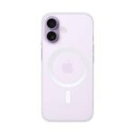 Coque Silicone MagSafe Compatible pour Apple iPhone 17 Transparent