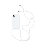 Coque Silicone avec Cordon Apple iPhone 11 Pro Max (07) Blanc