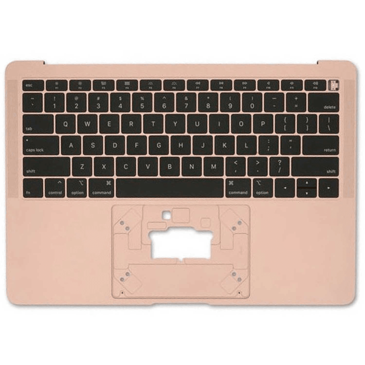img_6454 Top Case Apple MacBook Air 13" (Early 2019) A1932/MacBook Air 13" (2018) A1932/MacBook Air 13" (Late 2019) A1932 AZERTY Or – Image 1