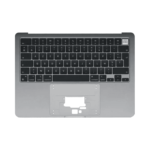 Top Case Apple MacBook Air M2 13" (2022) A2681 Rétro-Éclairage AZERTY Gris Sidéral