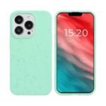 Coque Bambou Biodégradable PROTECT pour Apple iPhone 14 Pro (#4) Vert Menthe
