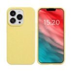 Coque Bambou Biodégradable PROTECT pour Apple iPhone 14 Pro Max (#2) Jaune