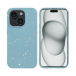 Coque Bambou Biodégradable PROTECT pour Apple iPhone 15 Plus (#6) Bleu