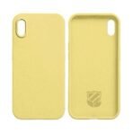 Coque Bambou Biodégradable PROTECT pour Apple iPhone X/iPhone XS (#2) Jaune – Image 2