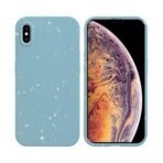 Coque Bambou Biodégradable PROTECT pour Apple iPhone X/iPhone XS (#6) Bleu – Image 2