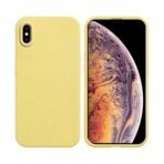 Coque Bambou Biodégradable PROTECT pour Apple iPhone XS Max (#2) Jaune – Image 2