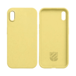 Coque Bambou Biodégradable PROTECT pour Apple iPhone XS Max (#2) Jaune