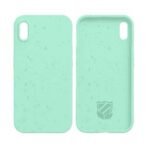 Coque Bambou Biodégradable PROTECT pour Apple iPhone XS Max (#4) Vert Menthe