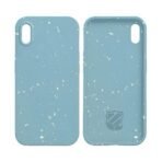 Coque Bambou Biodégradable PROTECT pour Apple iPhone XS Max (#6) Bleu