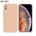 Coque de Protection MagSafe IZ001 PROTECT pour Apple iPhone X/iPhone XS Rose