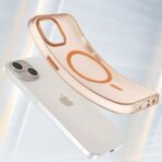 Coque de Protection MagSafe MF-006 PROTECT pour Apple iPhone 14 Orange – Image 2