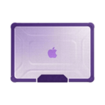 Coque de Protection Renforcée avec Support Apple MacBook Pro Retina 16" M1 Pro/M1 Max (2021) A2485/MacBook Pro 16" M2 Pro/M2 Max (2023) A2780 Violet – Image 2