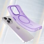 Coque de Protection MagSafe MF-006 PROTECT pour Apple iPhone 14 Pro Violet Foncé – Image 2