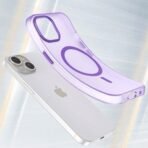 Coque de Protection MagSafe MF-006 PROTECT pour Apple iPhone 14 Violet Foncé – Image 2