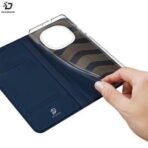 Housse de Protection Skin Pro Dux Ducis pour Xiaomi Redmi Note 15 Pro 4G Bleu – Image 3
