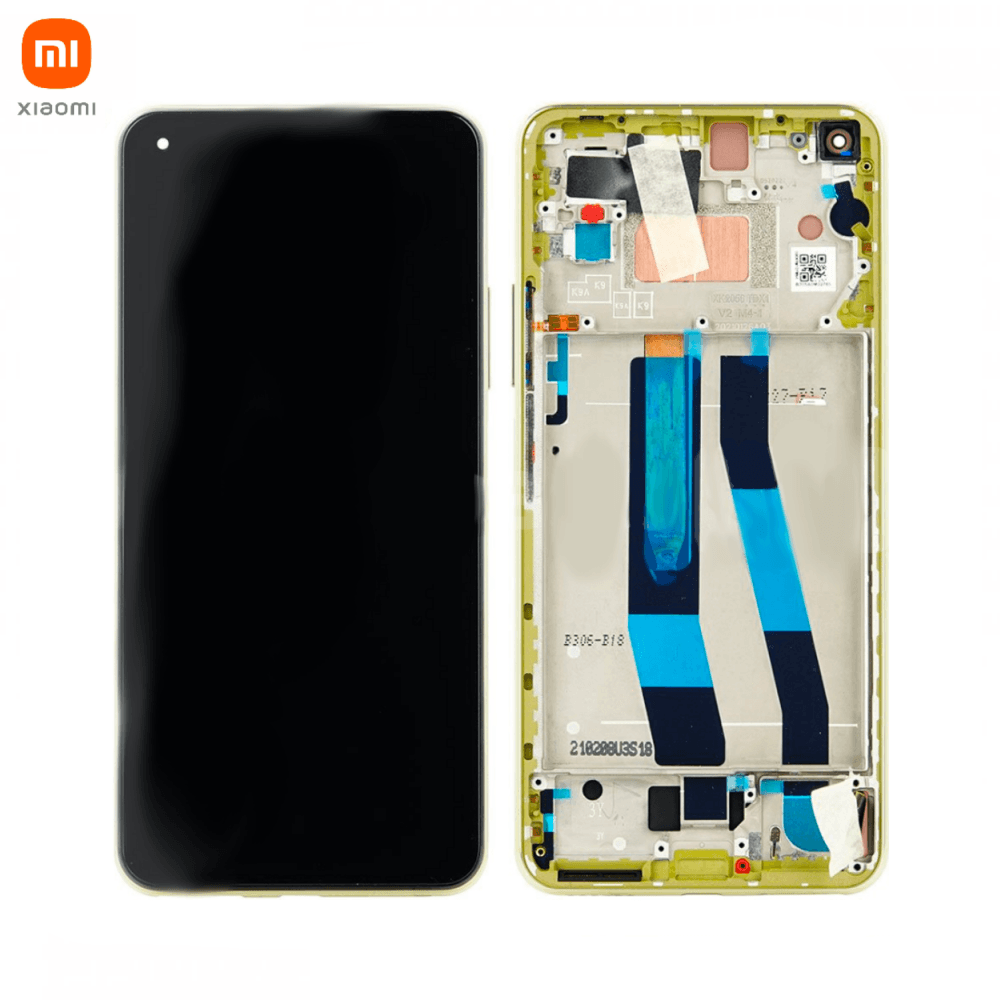 img_8132-2 Ecran Tactile Original Xiaomi Mi 11 Lite 5G 56000500K900 56000J00K900 Jaune Citron – Image 1