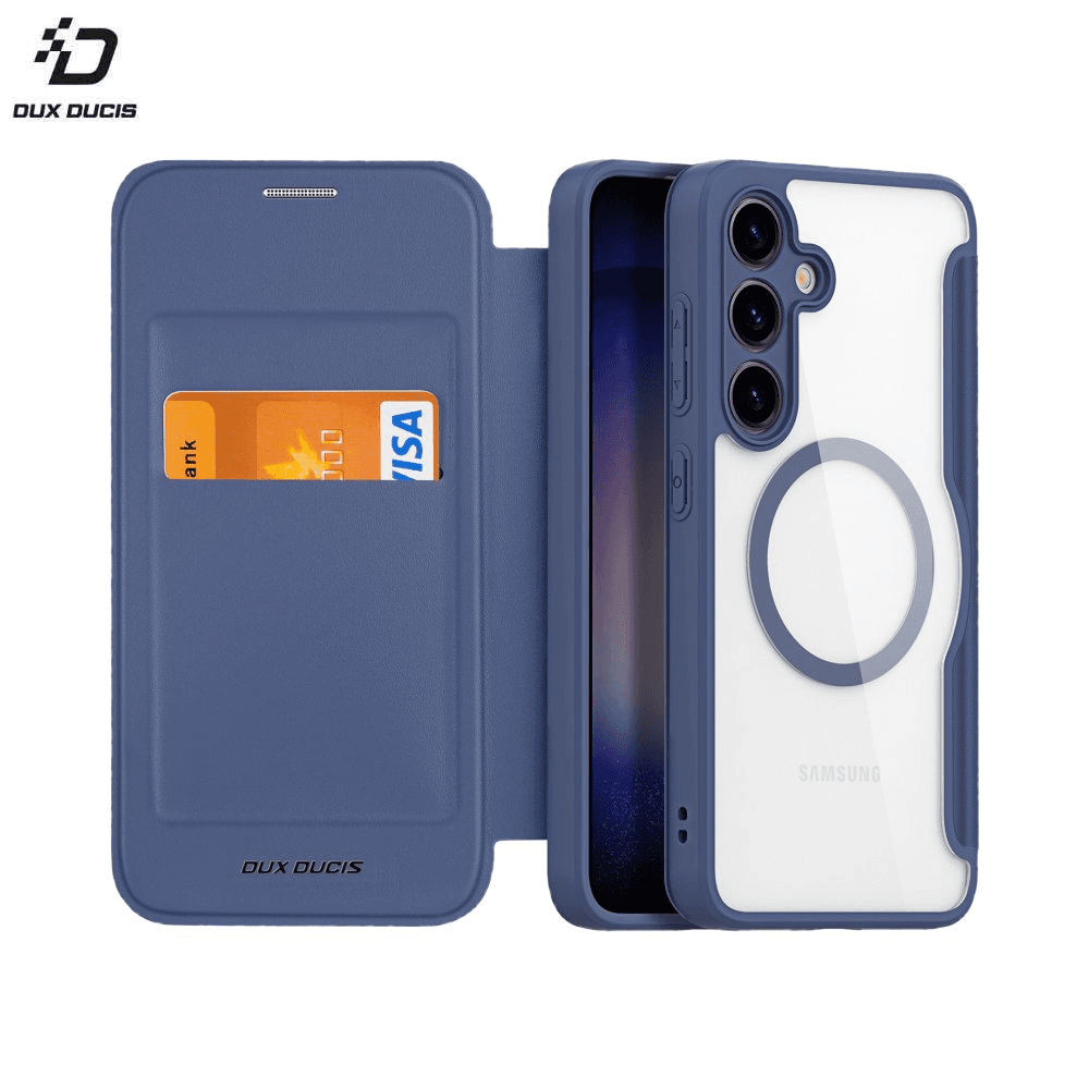 img_8320-2 Housse de Protection Skin Pro Dux Ducis pour Samsung Galaxy S24 Plus 5G S926 Bleu – Image 1
