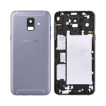 Cache Arrière Premium Samsung Galaxy A6 2018 A600 Argent