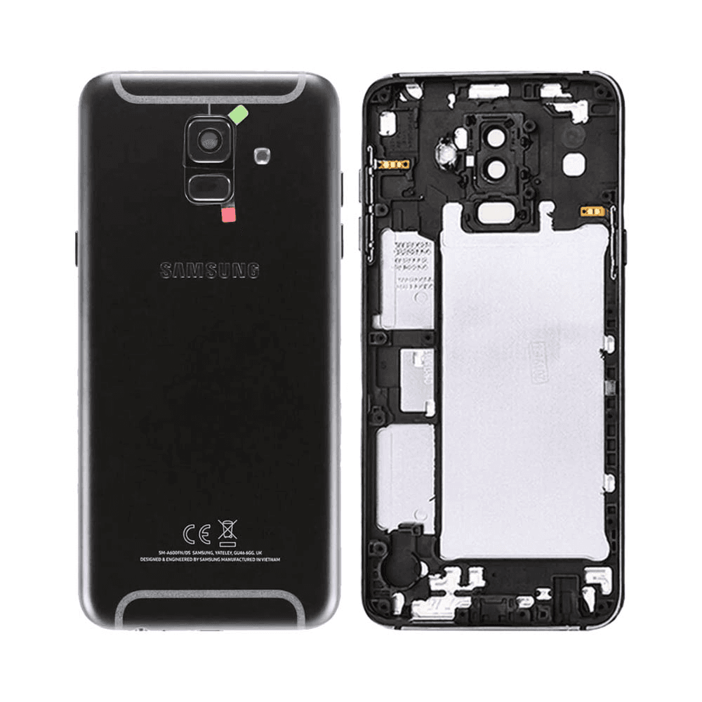 img_9269-2 Cache Arrière Premium Samsung Galaxy A6 2018 A600 Noir – Image 1