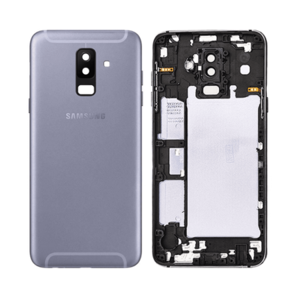 Cache Arrière Premium Samsung Galaxy A6 Plus A605 Argent