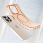 Coque de Protection MagSafe MF-006 PROTECT pour Apple iPhone 16 Pro Max Orange – Image 2