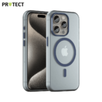 iPhone 15 Pro Coque MagSafe PROTECT Bleu Marine - Étui Aimanté Anti-Choc | GSM Multi Services