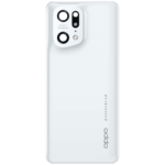 Cache Arrière pour Oppo Find X5 Pro (CPH2305) – Vitre Arrière de Remplacement – blanc