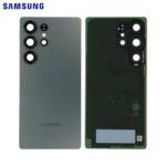 Cache Arrière Original Samsung Galaxy S25 Ultra S938 GH82-36353E Vert Titane