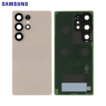 Cache Arrière Original Samsung Galaxy S25 Ultra S938 GH82-36353F Or Rose Titane