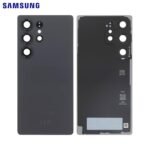 Cache Arrière Original Samsung Galaxy S25 Ultra S938 GH82-36353G Noir Absolu Titane