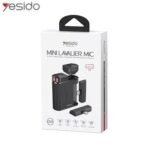 Microphone Cravate Sans Fil Yesido KR19 Noir 100m | GSM Multi Services – Image 4