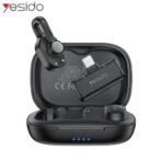 Microphone Cravate Sans Fil Yesido KR25 Noir Type-C | GSM Multi Services