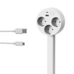 Multiprise Rallonge Télescopique USB & USB-C | GSM Multi Services
