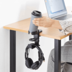 Porte-Gobelet de Bureau avec Support Casque Noir | GSM Multi Services – Image 2