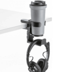 Porte-Gobelet de Bureau avec Support Casque Noir | GSM Multi Services – Image 4